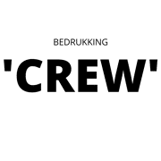 BEVO Bedrukking 'CREW' 